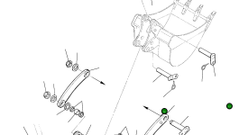 Палец 21D-09-43180 Komatsu