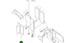 Лист 20Y-54-73390 Komatsu