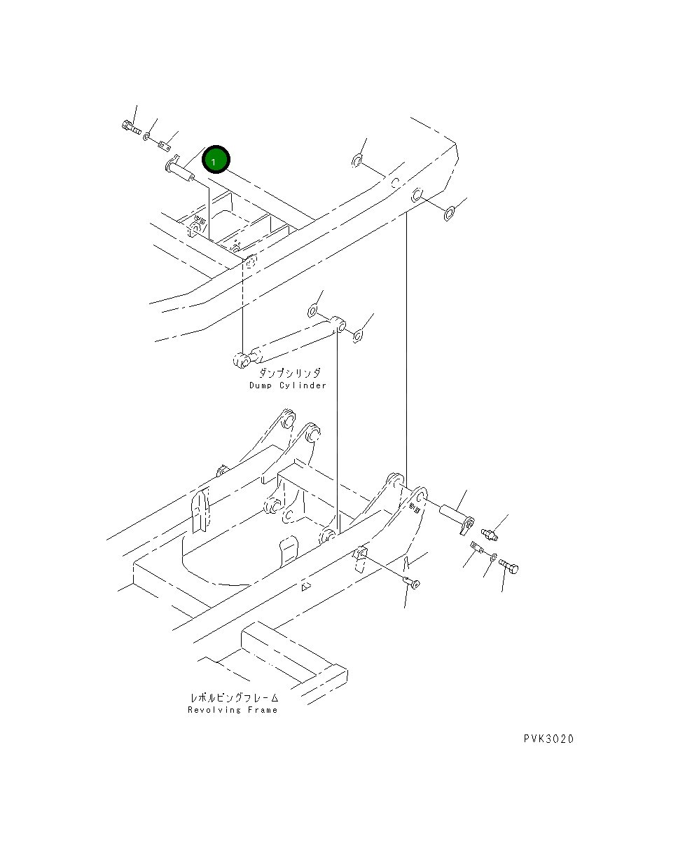 Палец 21W-70-11190 Komatsu