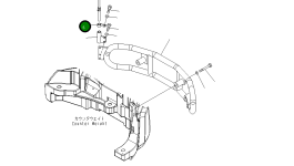 Кронштейн 22L-54-25330 Komatsu