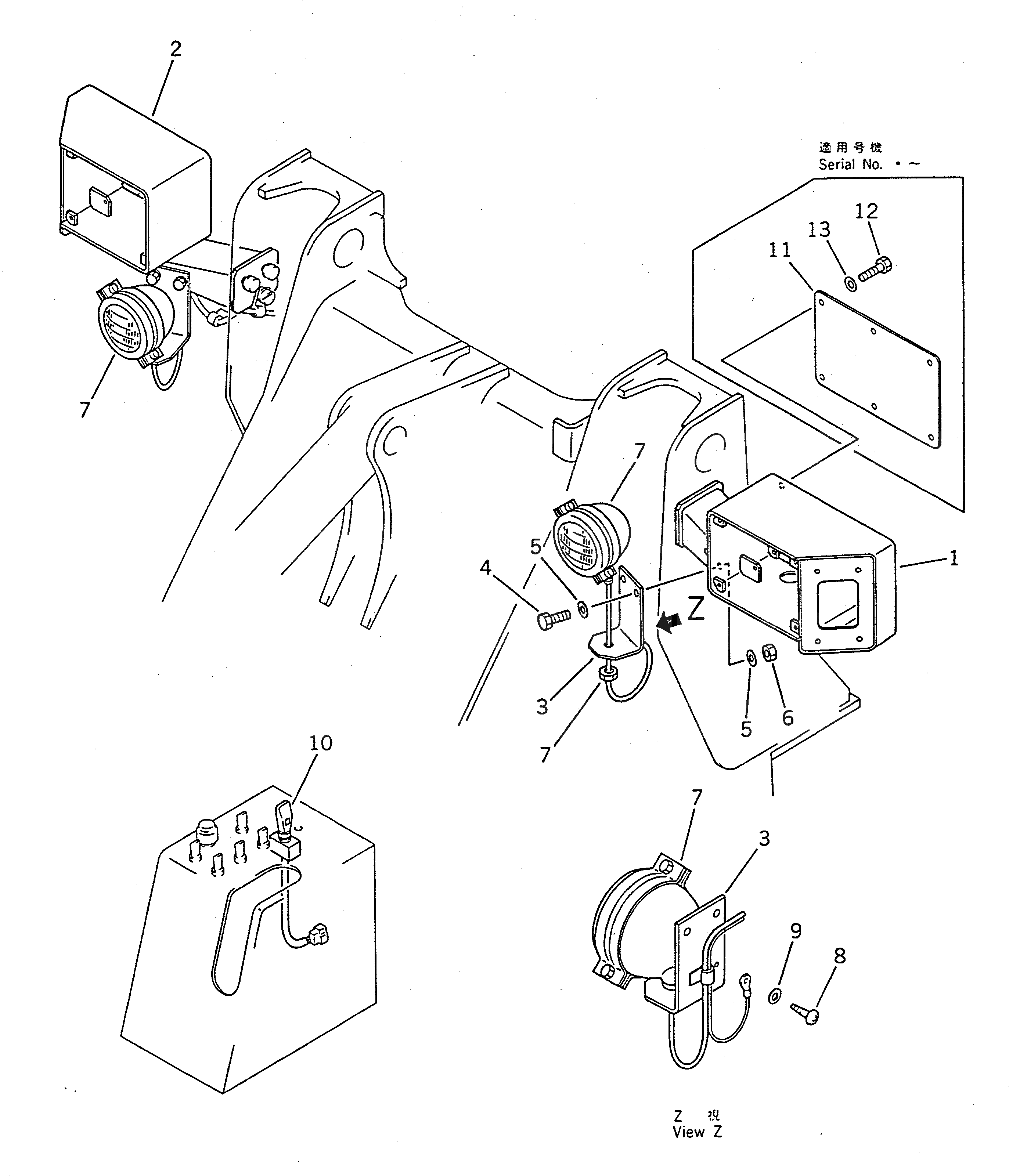 Кронштейн 416-Z23-1110 Komatsu