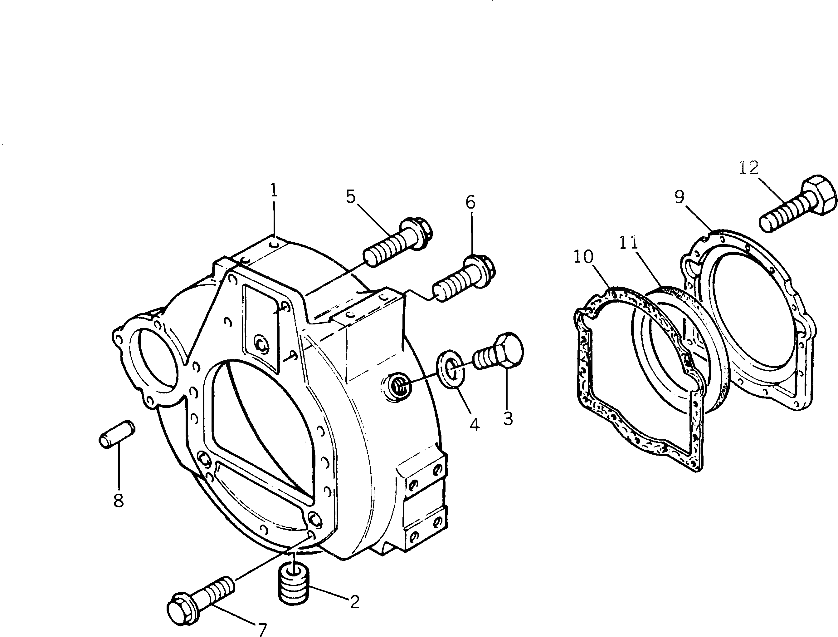 Корпус PK3713K054 Komatsu
