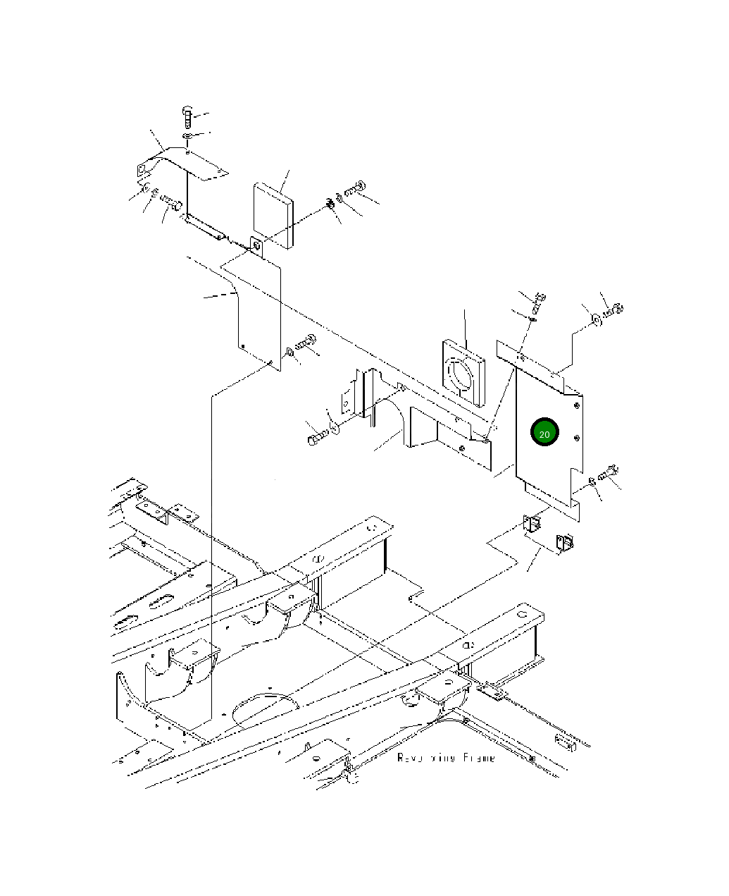 Лист 2075472890 Komatsu