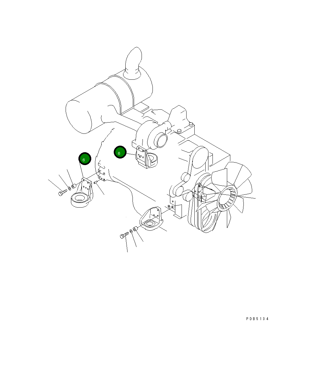 Кронштейн 20Y-01-2212C Komatsu