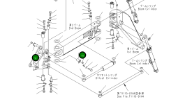 Палец 21Y-70-14150 Komatsu