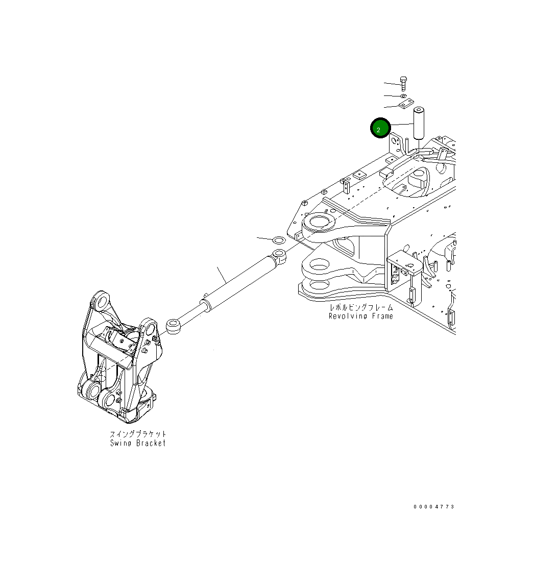 Палец 21W-70-48190 Komatsu