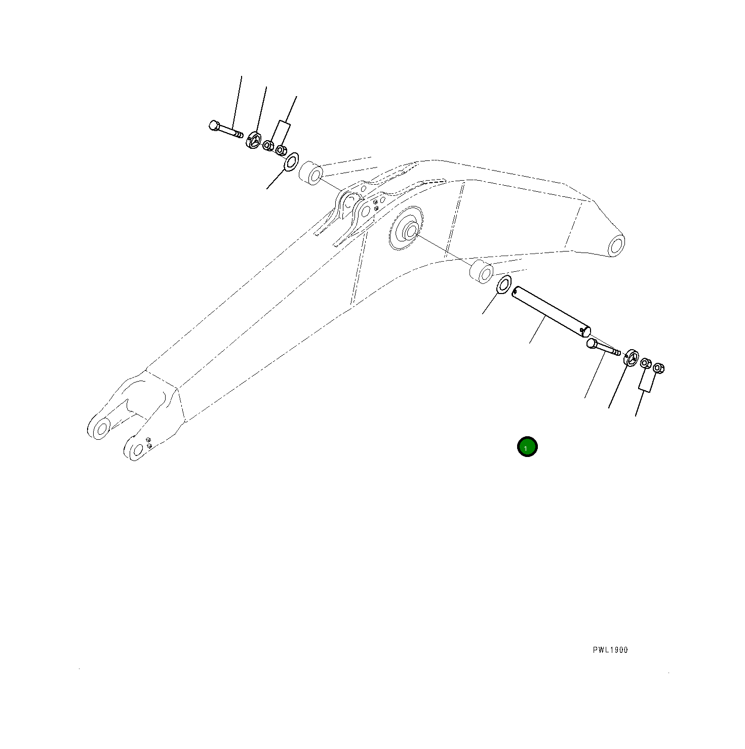 Палец 21M-70-11440 Komatsu