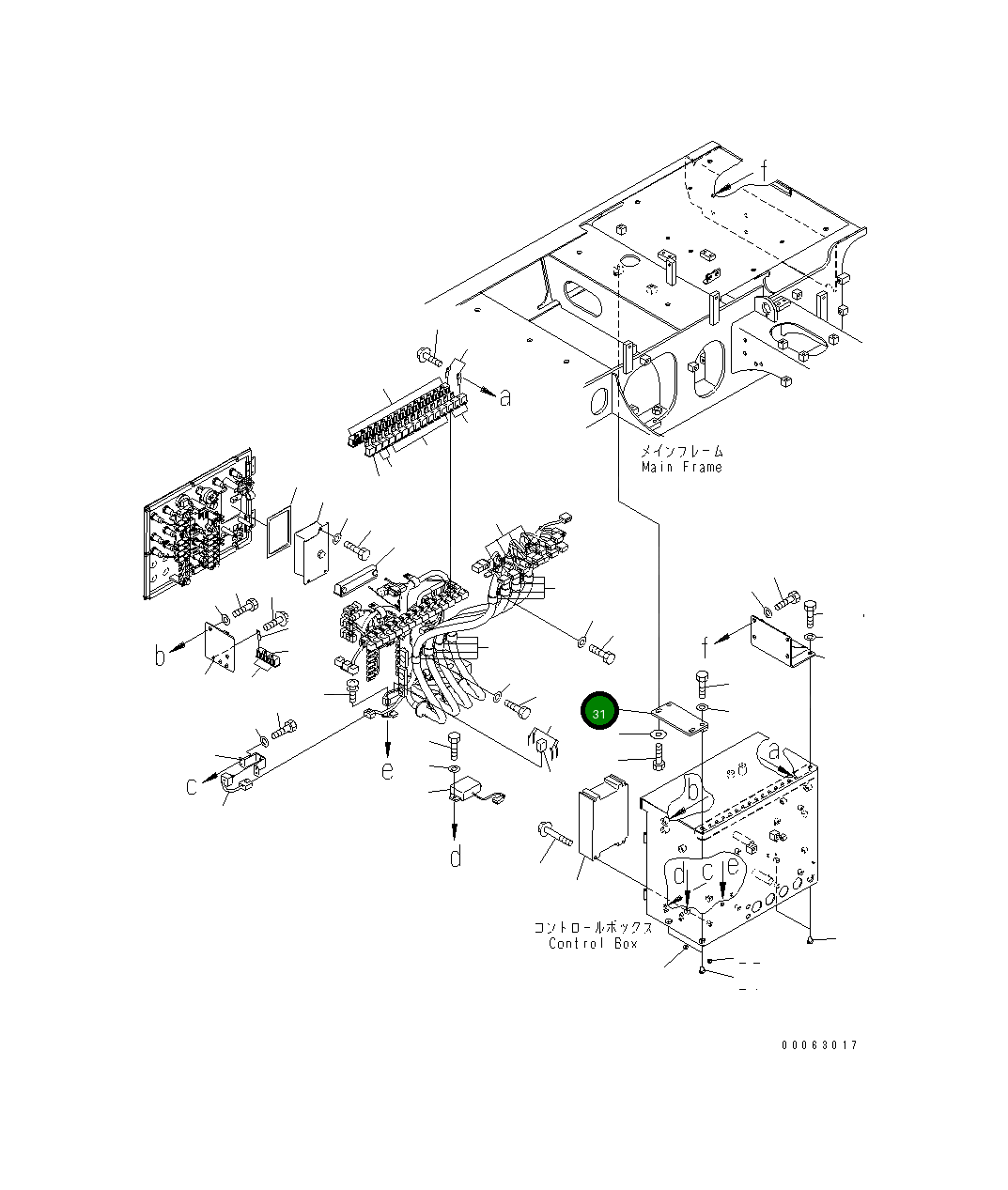 Кронштейн 8234-06-1330 Komatsu