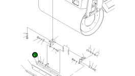 Кронштейн 266-51-98600 Komatsu