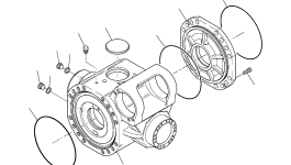 Корпус 226-23-11110 Komatsu
