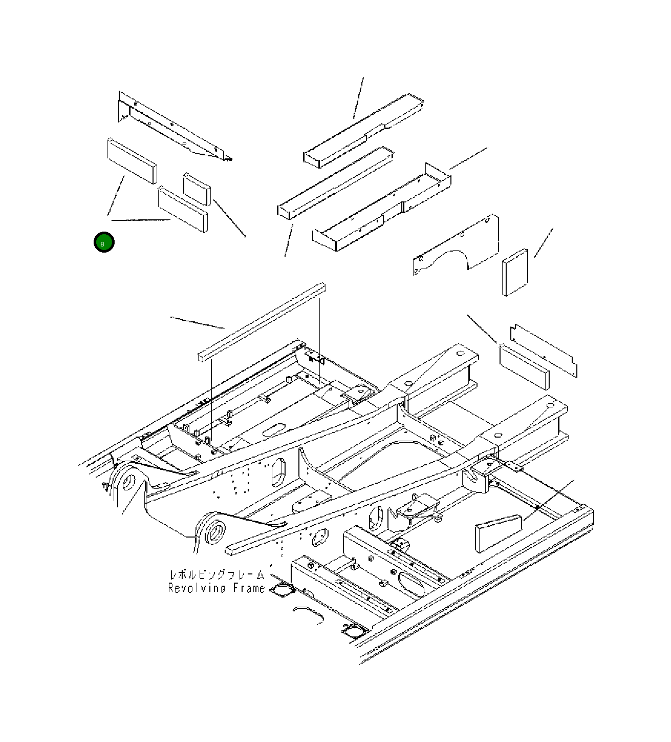 Лист 208-54-K1650 Komatsu