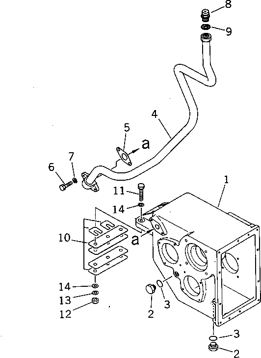 Корпус 273-14-11610 Komatsu
