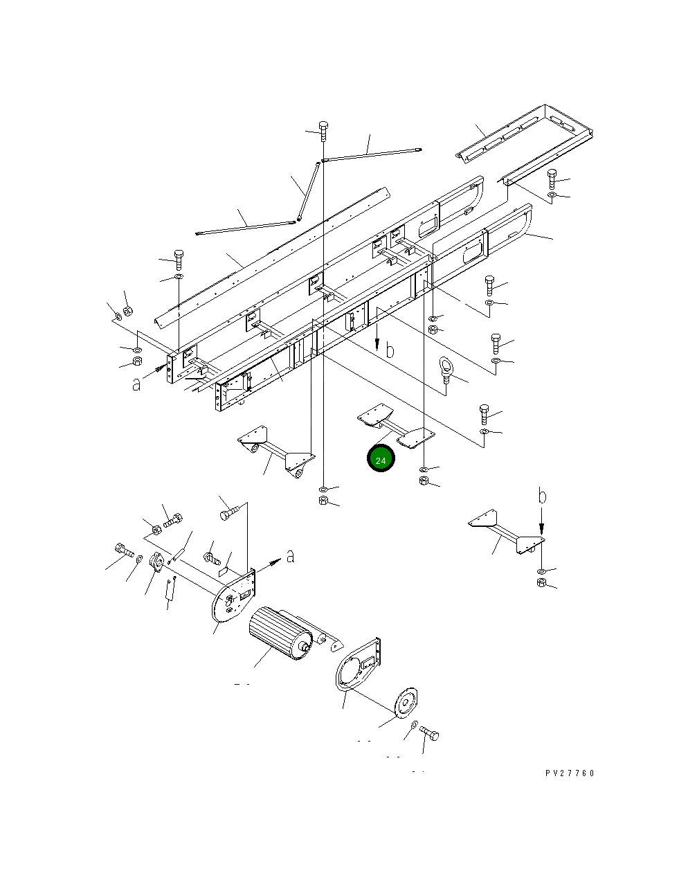 Кронштейн 8242-75-2120 Komatsu