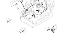 Кронштейн 885411226 Komatsu