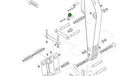 Палец 2123-2441 Komatsu