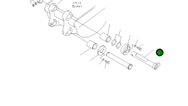 Палец 20T-70-84240 Komatsu