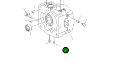 Палец 21P-60-K3540 Komatsu