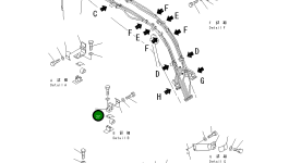 Кронштейн 203-973-6250 Komatsu