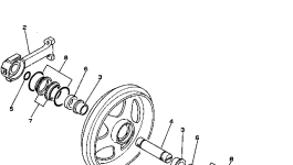 Направляющее колесо 10E-30-12110 Komatsu