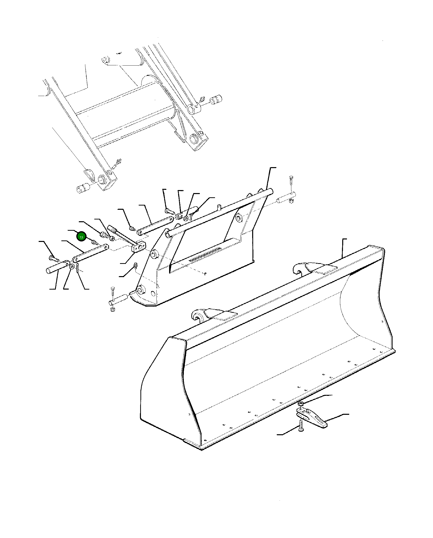 Палец 500327203 Komatsu