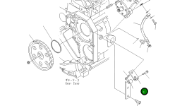 Кронштейн 6731-71-3350 Komatsu