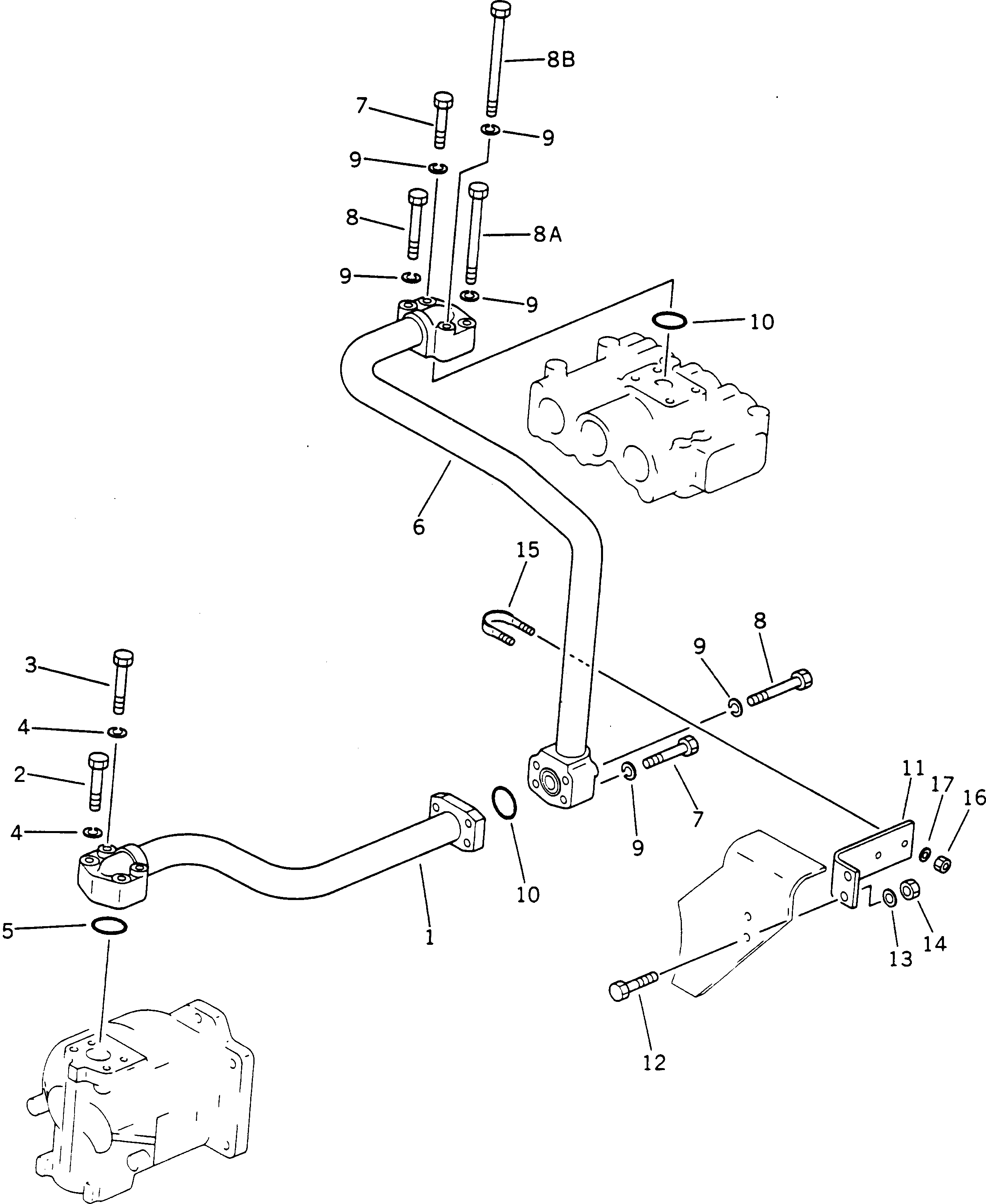 Кронштейн 566-61-46511 Komatsu