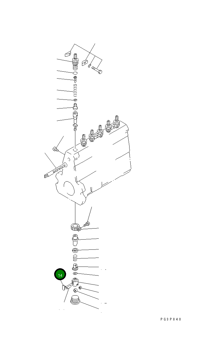 Направляющая DK131206-0200 Komatsu