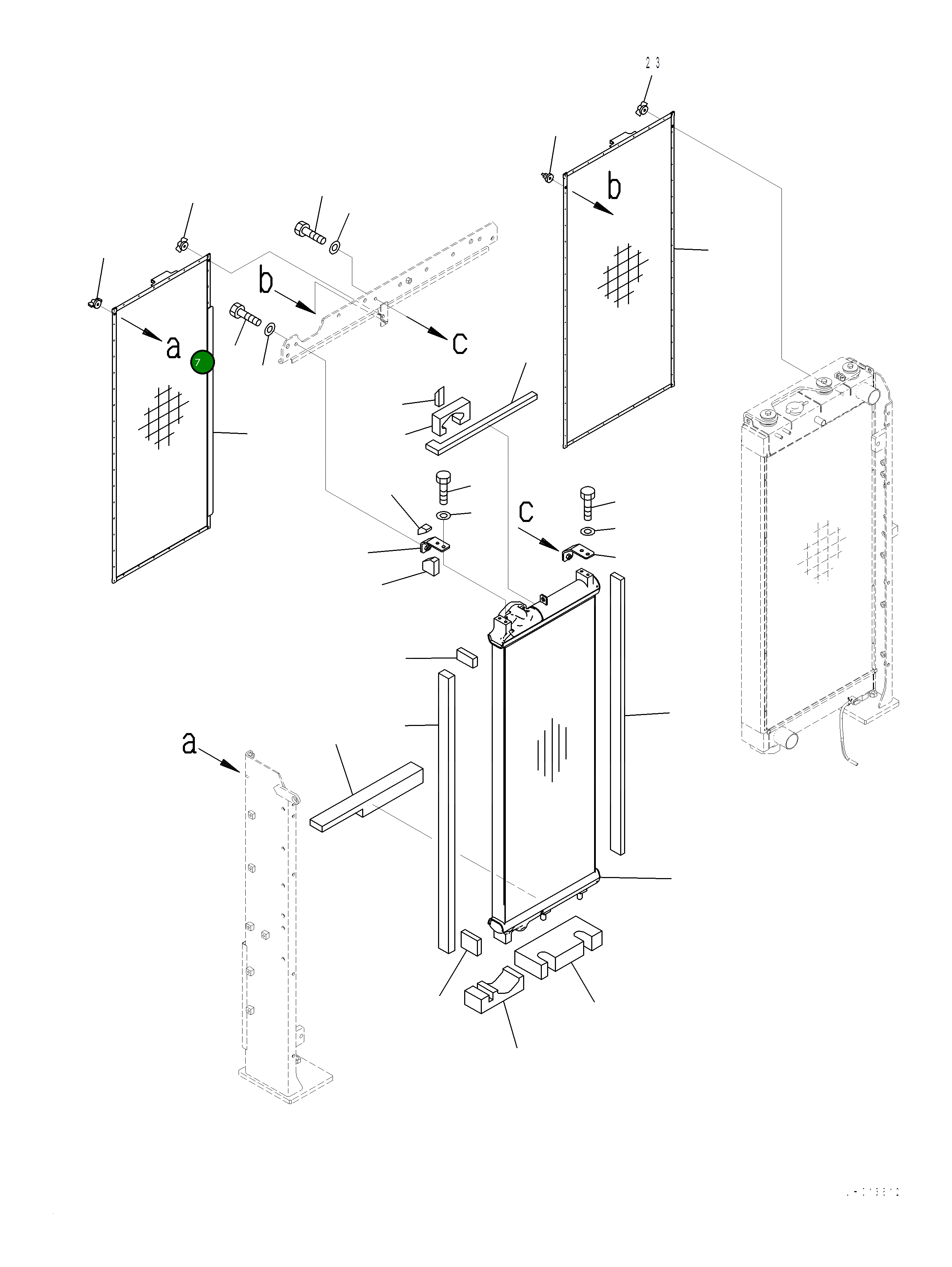Лист 2A7-03-12451 Komatsu