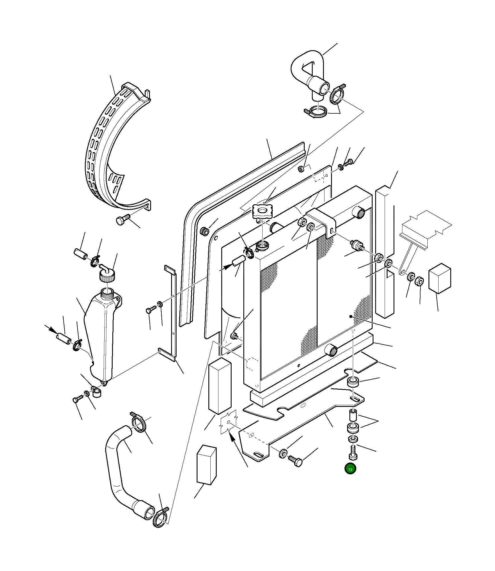 Опора 226-03-11211 Komatsu