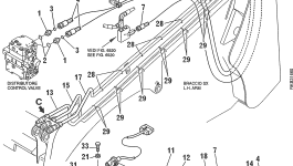 Труба 37B-970-1220 Komatsu