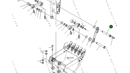 Палец 21K-70-23241 Komatsu