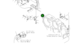 Кронштейн 134-54-62141 Komatsu
