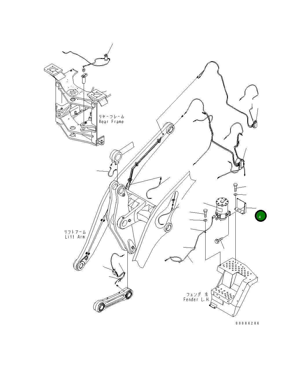 Кронштейн 421-S95-7490 Komatsu