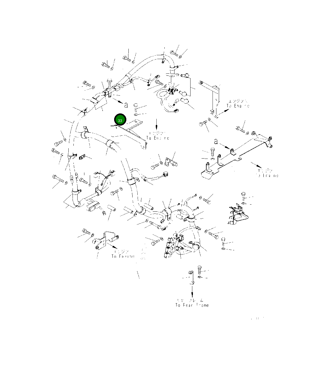 Кронштейн 425-06-52941 Komatsu