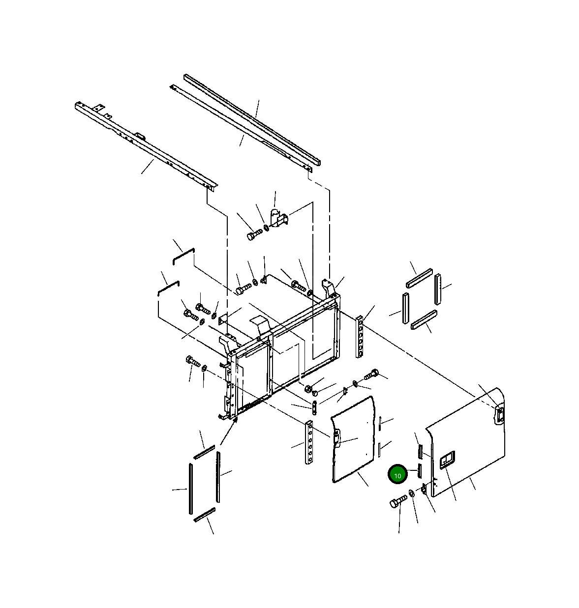 Лист 20Y-54-A1620 Komatsu
