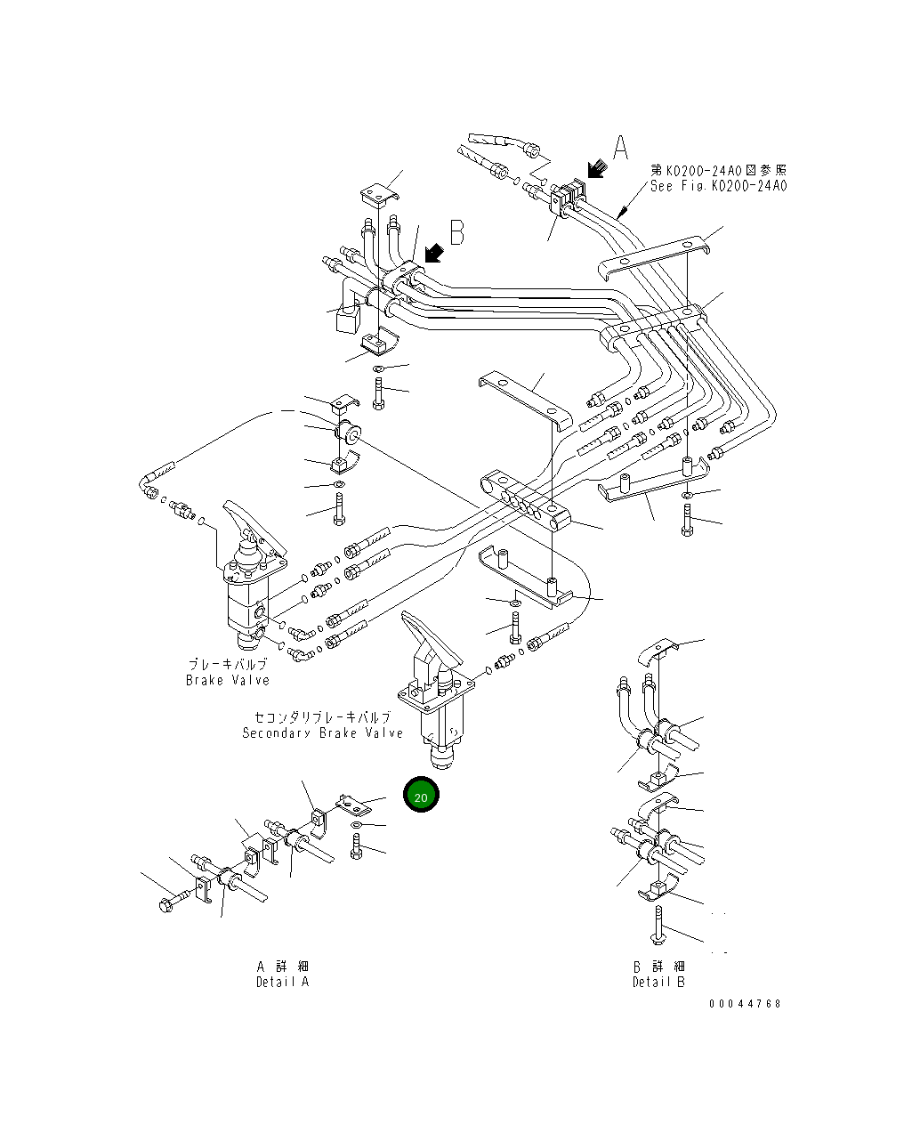 Кронштейн 569-43-88390 Komatsu