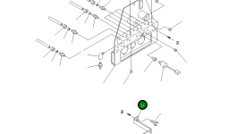 Кронштейн 567-54-71850 Komatsu