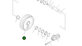 Направляющее колесо 208-30-53114 Komatsu