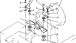 Опора 232-16-11110 Komatsu