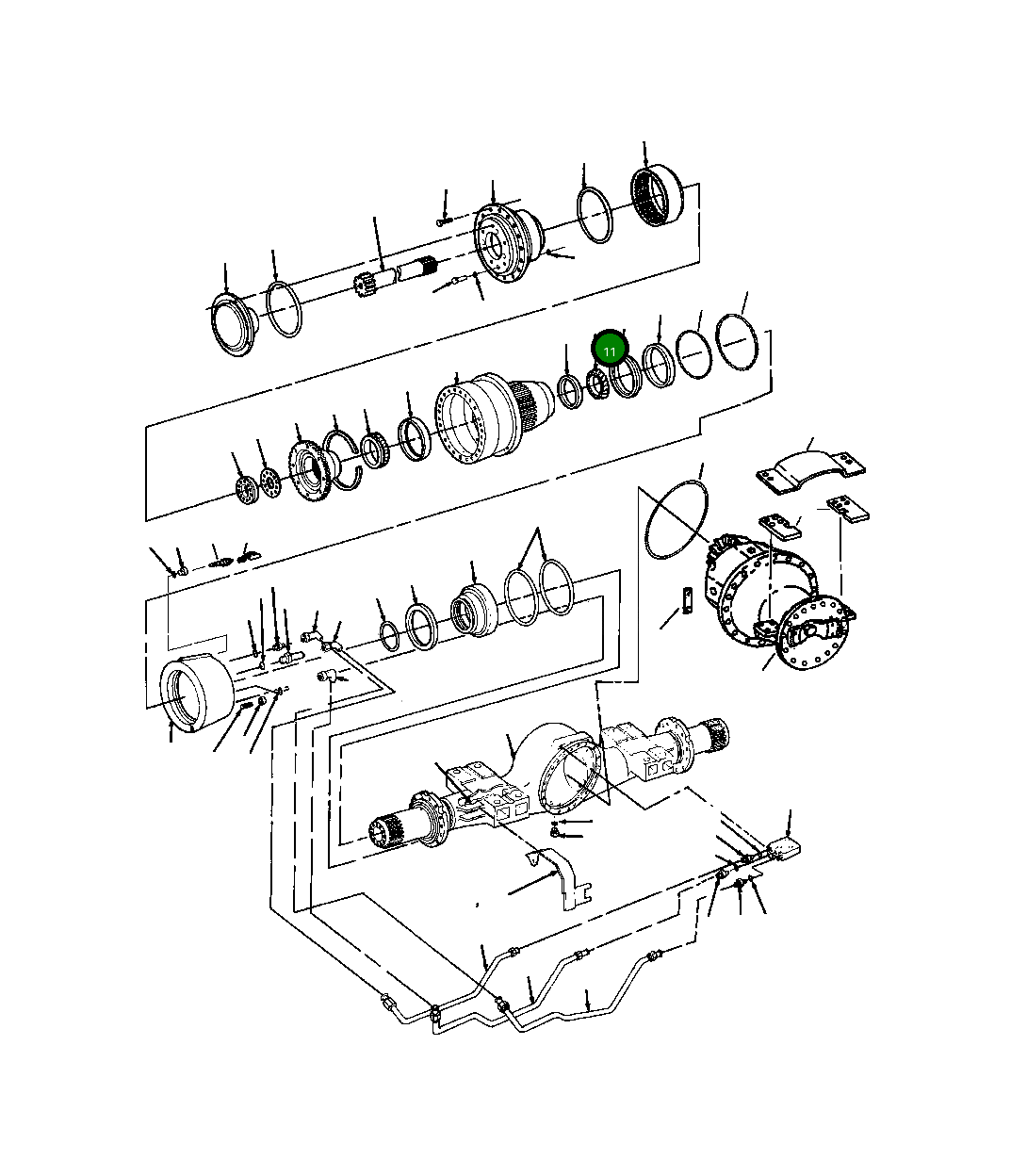 Конус 1244 753 H91 Komatsu