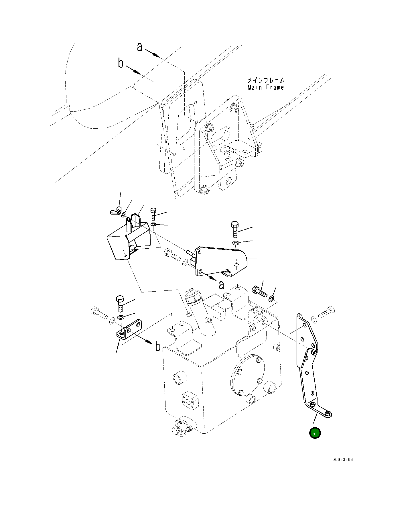 Кронштейн 561-43-84122 Komatsu