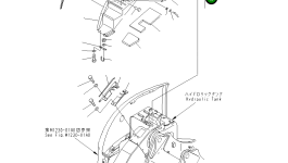 Кронштейн 22U-54-17441 Komatsu