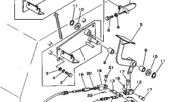 Рычаг FF7810-43630 Komatsu