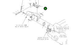 Кронштейн 6215-81-6340 Komatsu