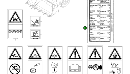 Наклейка 42R-K93-1130 Komatsu