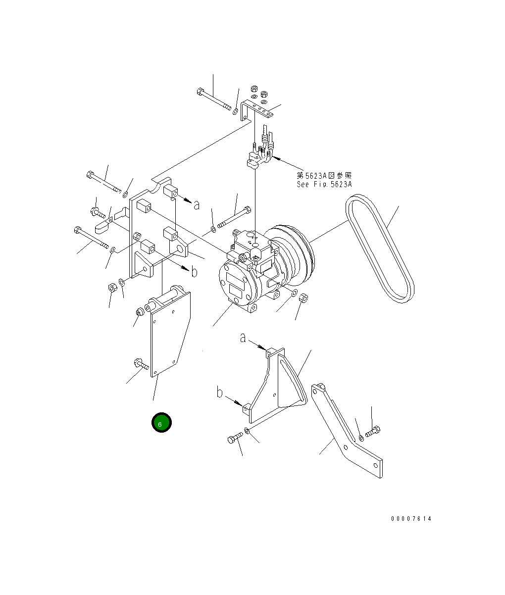 Кронштейн 426-963-1122 Komatsu