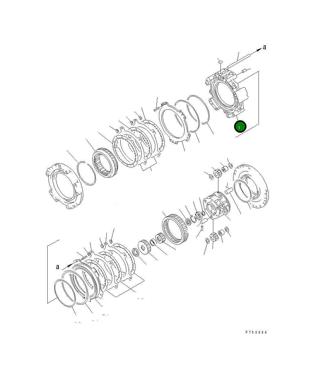Корпус 234-15-21180 Komatsu