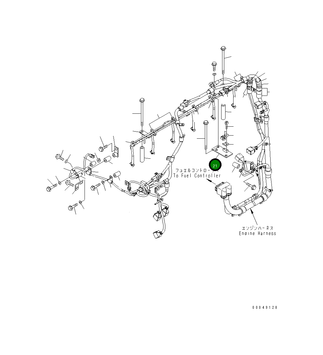 Кронштейн 6251-81-9650 Komatsu