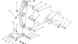 Коромысло в сборе 421-70-00020 Komatsu