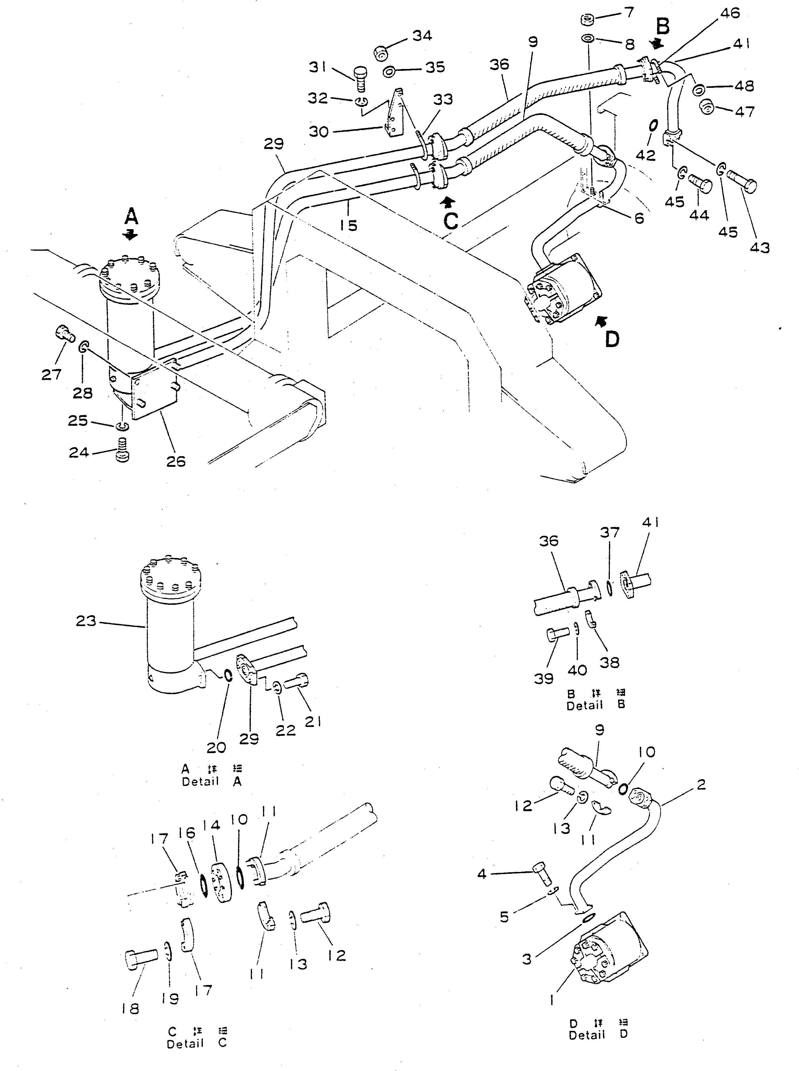 Трубка 568-16-11211 Komatsu